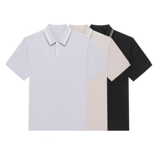 4F【GXG】GXG男装 条纹点缀时尚POLO衫 夏季 商品图2