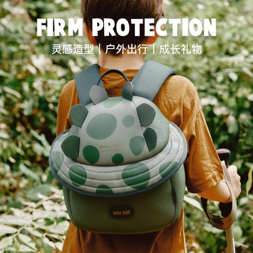 Zoyzoii B80探索系列帽子包 儿童书包男童幼儿园书包出游背包双肩包一年级书包女孩 商品图4