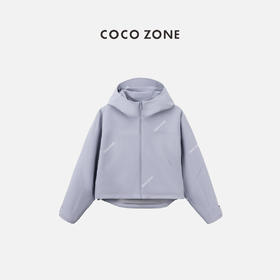 COCO ZONE2024"紫兰出行“户外休闲连帽外套通勤透气百搭冲锋衣CC1A0409