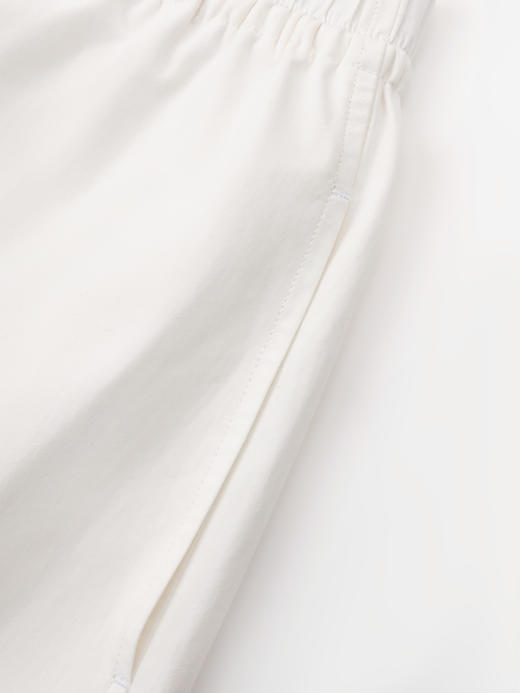 COCO ZONE”白萝卜裤“小白裤夏季松紧腰抽绳百搭阔腿休闲裤CC2B0738 商品图5