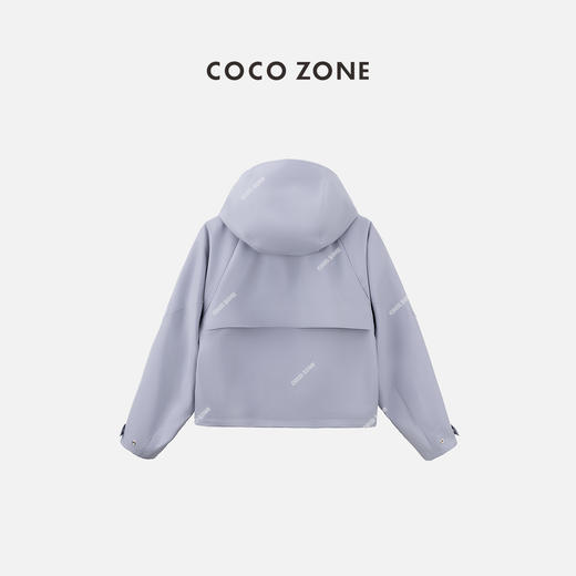 COCO ZONE2024"紫兰出行“户外休闲连帽外套通勤透气百搭冲锋衣CC1A0409 商品图1