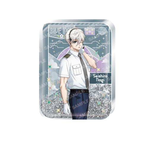 正版 蓝色监狱飞行员徽章贴纸流沙麻将块 周边谷子 商品图4