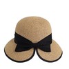 新款休闲蝴蝶结编织太阳帽2264-10 商品缩略图1