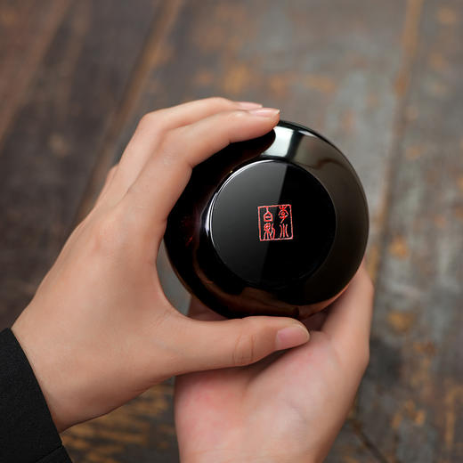 李小白大漆银杯9999纯银非遗漆器茶具高端手工礼品鎏金品茗杯主人杯单杯 商品图5