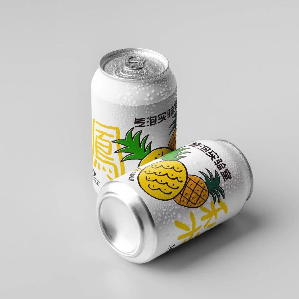 气泡实验室 来个凤梨 330ml