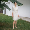 IWY/气质干练杏色西装连衣裙经理上班族白领主持人正式场合裙Q13206 商品缩略图3