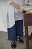ALBUM DI FAMIGLIA 蓝染阔腿裤休闲裤 商品缩略图1