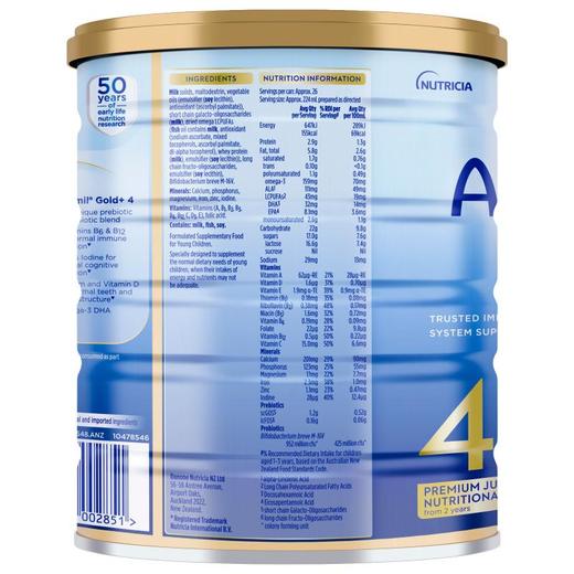 【保税仓】澳洲爱他美Aptamil金装 4段 900g 新包装 商品图4