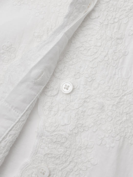 COCO ZONE"一黎美学”复古国风立领刺绣衬衫新中式百搭上衣CC1B0783 商品图5