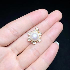 珍珠吊坠-玉美人菲菲HZ*S925珍珠吊坠约18mm无链