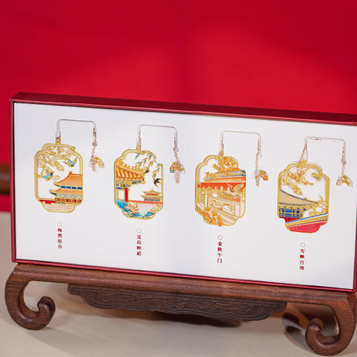 《百年荣耀•四季宫影》金属书签 礼盒装 商品图3