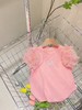 彩色纱纱袖蝴蝶上衣 商品缩略图0