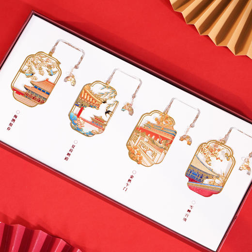 《百年荣耀•四季宫影》金属书签 礼盒装 商品图5