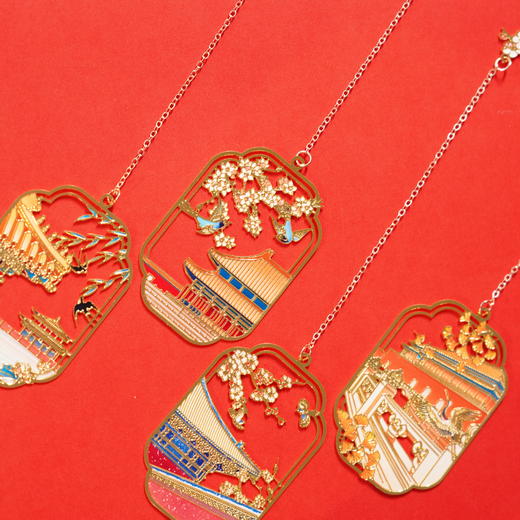 《百年荣耀•四季宫影》金属书签 礼盒装 商品图6