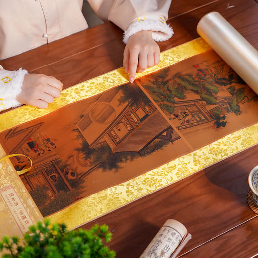 《红楼梦》金箔画 流光溢彩 金箔锻制工艺 商品图2