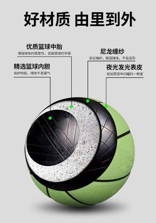 Mila Chic乐米拉7号夜光篮球 商品图4