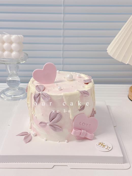 粉色LOVE爱心蛋糕-低糖处理无添加 商品图1
