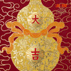 太铜《福禄到家 景泰蓝画（十周年纪念版）》客厅玄关装饰画 商品缩略图3