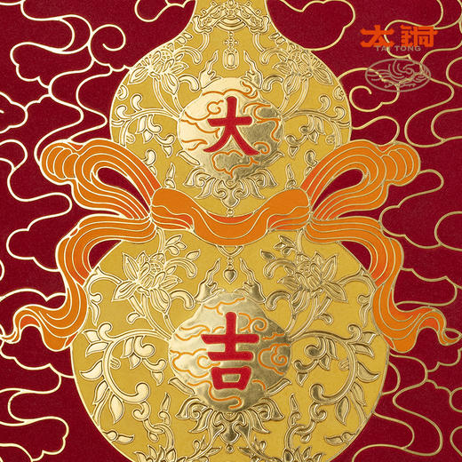 太铜《福禄到家 景泰蓝画（十周年纪念版）》客厅玄关装饰画 商品图3