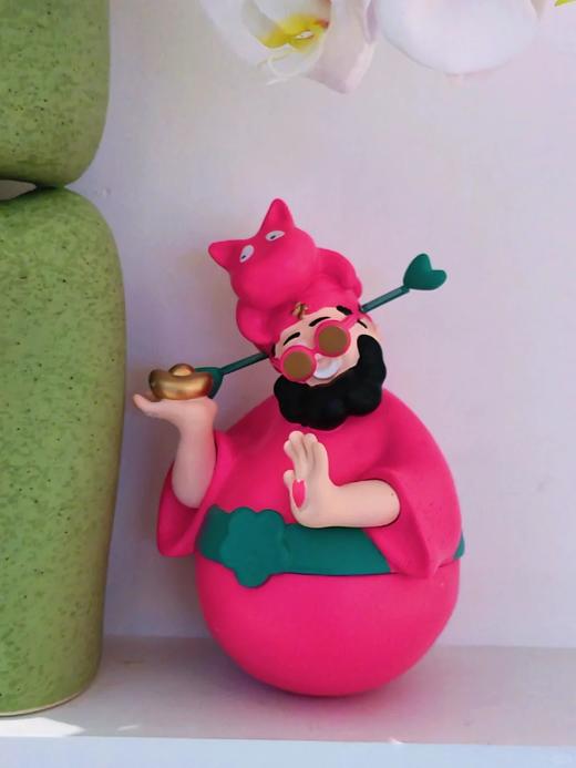 《四喜财神》20cm洋玫红 商品图5