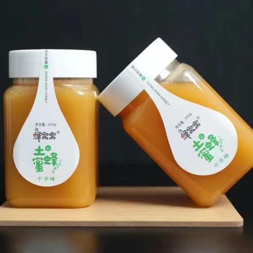 纯正天然  中华蜂土蜂蜜  500g 蜂窝窝 商品图1