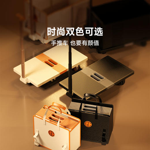 手袋折叠推车露营车小推车平板车旅行车载收纳箱创新多合一 商品图8