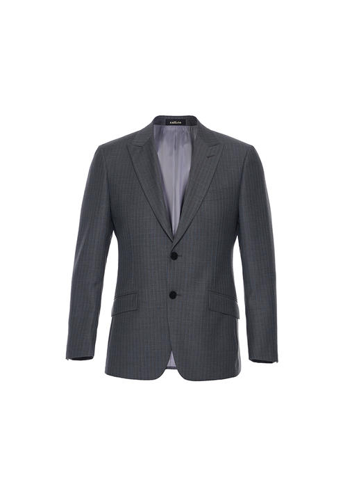 callisto深灰绵羊毛混纺西服 STBWJ049C 商品图0