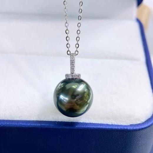 天然大溪地孔雀绿吊坠 商品图7