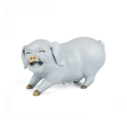 纯铜福气猪 圆满 开心猪 生肖 商品图0