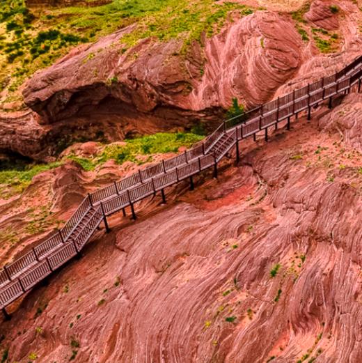 五一3天【萨拉乌苏徒步 立减80元】公格沟丹霞地貌の康巴什喷泉夜景-涝利海 商品图3