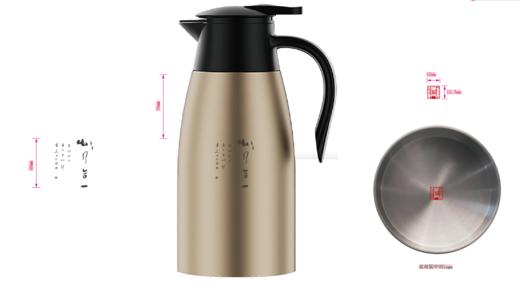 不锈钢真空保温壶（2l） 商品图0