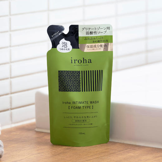 iroha 日本女性私密处护理清洁泡沫替换装祛味洗护液保湿滋润 商品图2