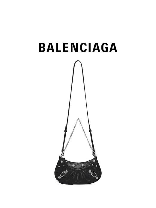 【2F】Luxemporium睿锦尚品 BALENCIAGA巴黎世家女士LE CAGOLE 鳄鱼纹迷你链条包 商品图2