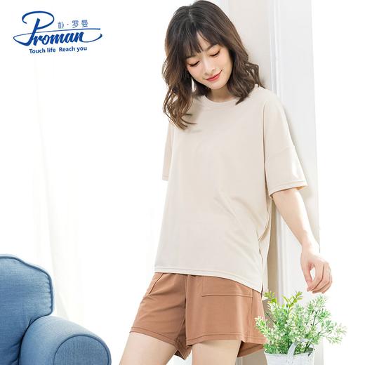 【大暑清凉购】女士凉芯家居短袖短裤套装LE24001 商品图4