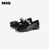 MIO米奥秋季圆头低跟蝴蝶结单鞋复古俏皮通勤玛丽珍女鞋M244413666 商品缩略图3