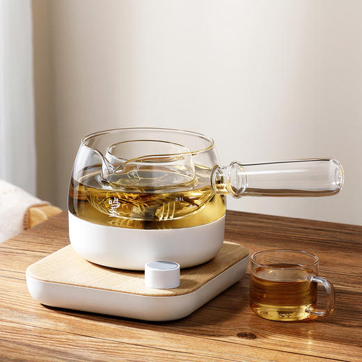 鸣盏煮茶器多功能迷你养生壶办公室小型煮茶炉家用黑茶白茶煮茶壶 商品图0