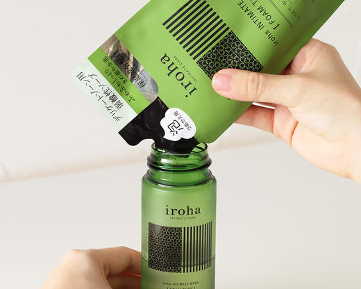 iroha 日本女性私密处护理清洁泡沫替换装祛味洗护液保湿滋润 商品图3