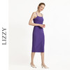 LIZZY 优雅气质名媛风修身显瘦开叉吊带裙打底单穿连衣裙7800 商品缩略图6