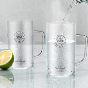 富光 耐热花茶杯防爆大容量玻璃杯带把 男女士咖啡杯办公水杯子家居馆 商品图4