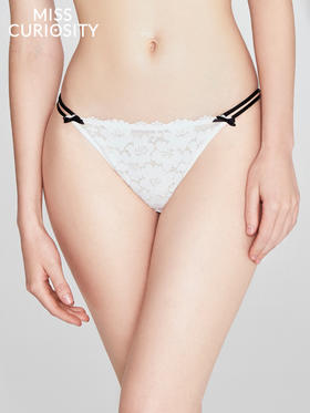 3条98元好奇蜜斯舒适低腰蕾丝三角内裤女抗菌纯棉裆新款提臀 艾琳娜叶莲娜