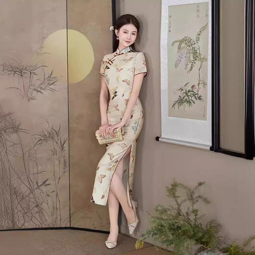 复古气质国风新中式少女夏日常可穿旗袍GSJ861 商品图2