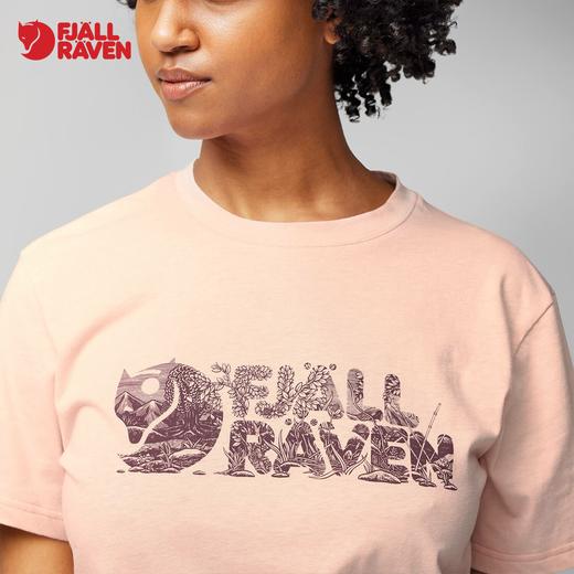 Fjallraven/北极狐春夏新款时尚百搭印花圆领女运动休闲短袖T恤14600165 商品图3