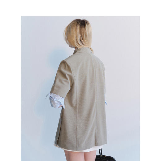 Teenie Weenie小熊简约西装外套女夏季女西服TTJK242601P 商品图4
