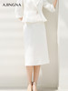 【积分兑换】阿菁娜2024春季新款直筒精致通勤半身裙A29C113020 商品缩略图2