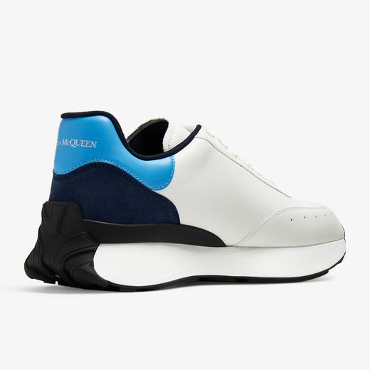 ALEXANDER MCQUEEN 亚历山大.麦昆 男士印章徽标阔型休闲运动鞋 白色 777417 WIDNK 8758 商品图1