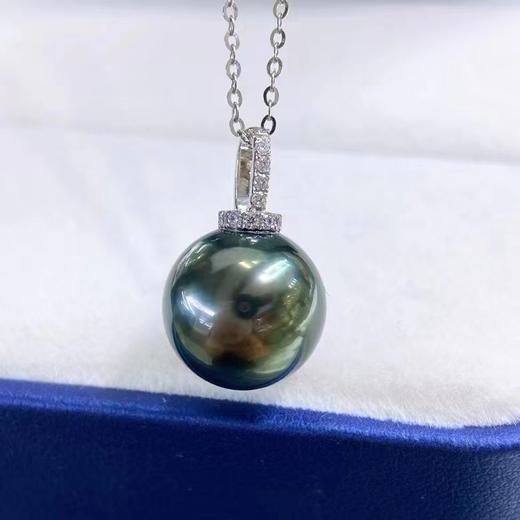 天然大溪地孔雀绿吊坠 商品图3