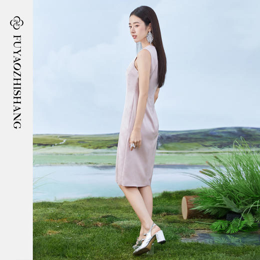 扶摇 粉色西装时尚套装女新中式职业西服两件套减龄漂亮洋气 商品图5