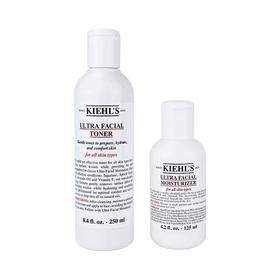 【限时特惠】美国 Kiehl's 科颜氏 高保湿精华水乳套装 水250ml+乳液125ml