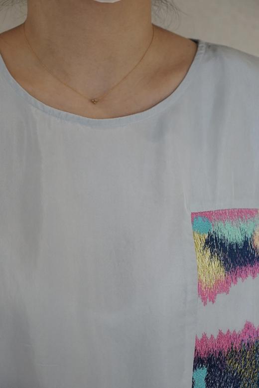 aodress2色刺绣上衣 商品图13