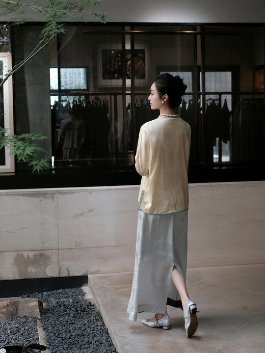 微瑕秒杀 |STJINGx凯喜雅x故宫 |映竹对襟盘扣上衣[特价品](特殊商品不退不换) 商品图4